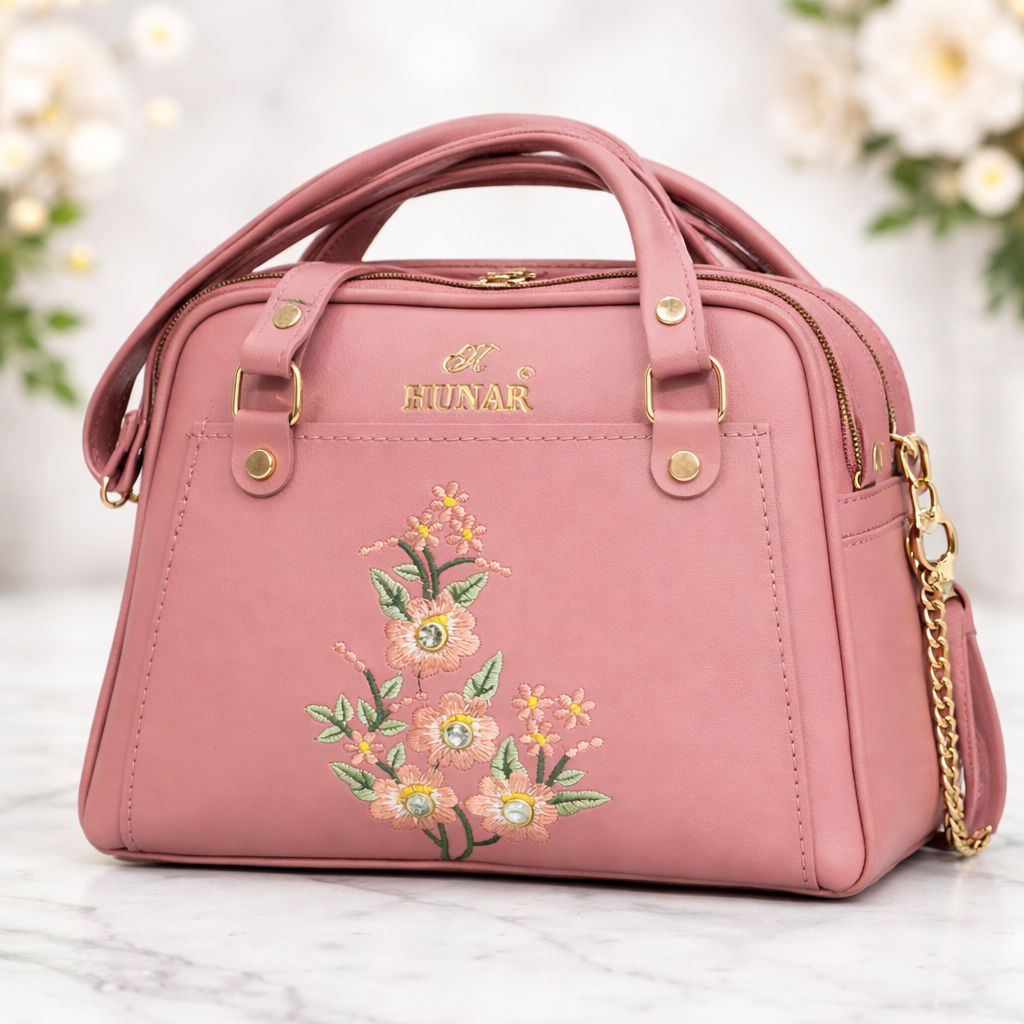 Hunnar Hand Bag Pink